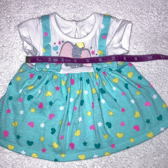 Disney Dumbo Baby Girl Jumper and Short Set 2- Piece Set 0/3m - Picture 4 of 10